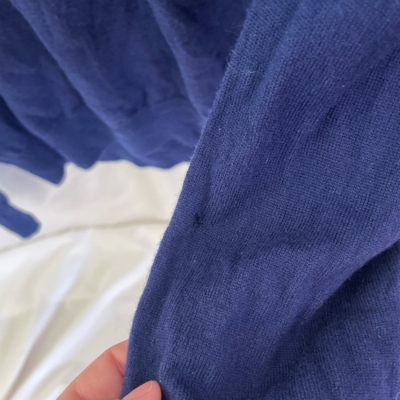 Black Brown 100% Merino Wool Sweater Mens Large V-Neck Pullover Gray Italy - Picture 6 of 8